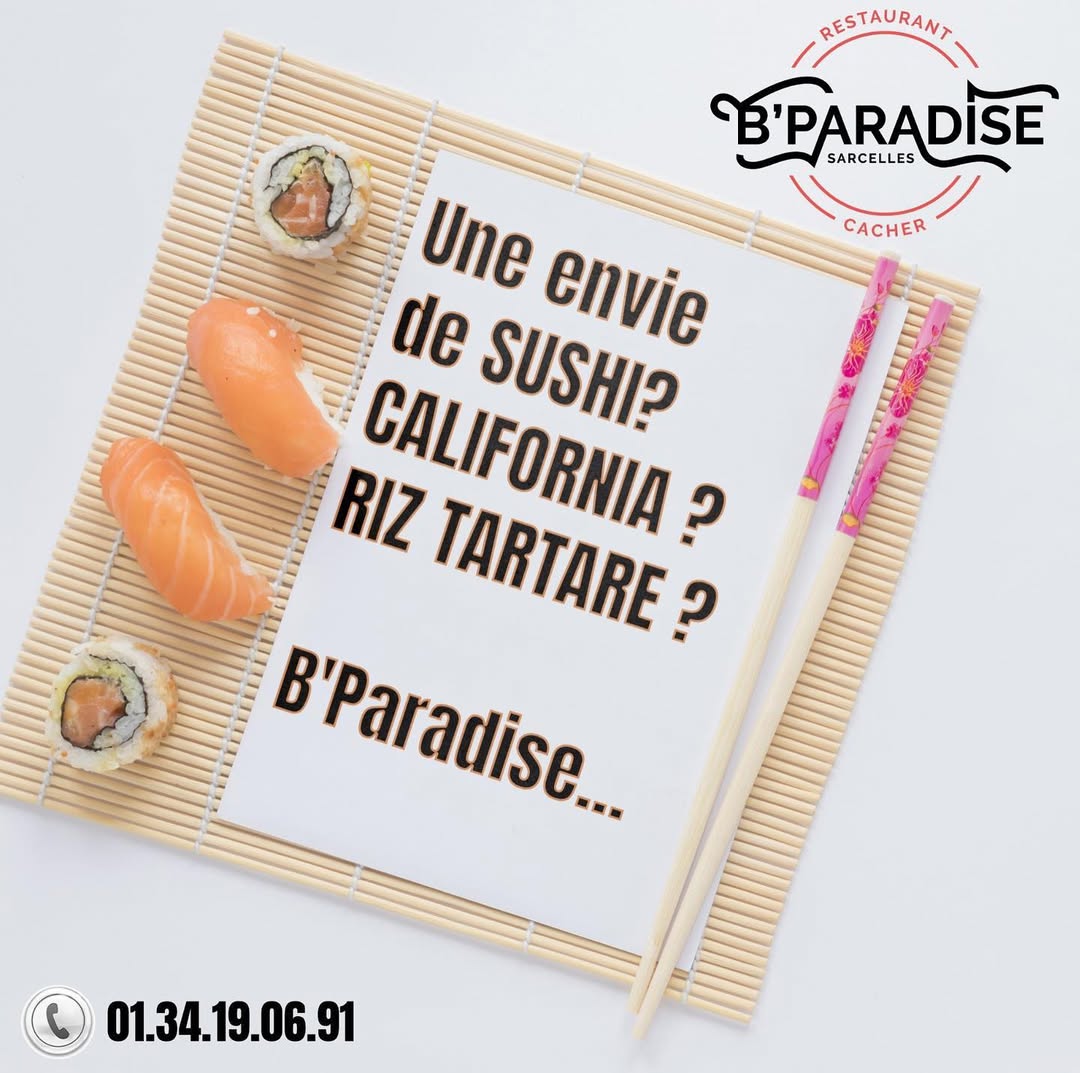 Menu B'Paradise